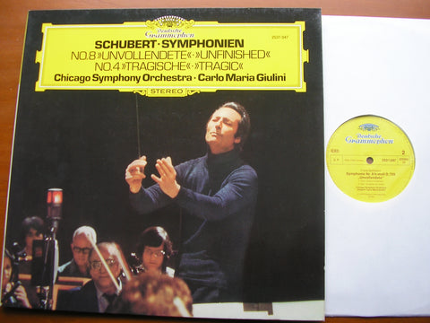 SCHUBERT: SYMPHONIES Nos. 4 'TRAGIC' & 8 'UNFINISHED'     GIULINI / CHICAGO SYMPHONY    2531 047