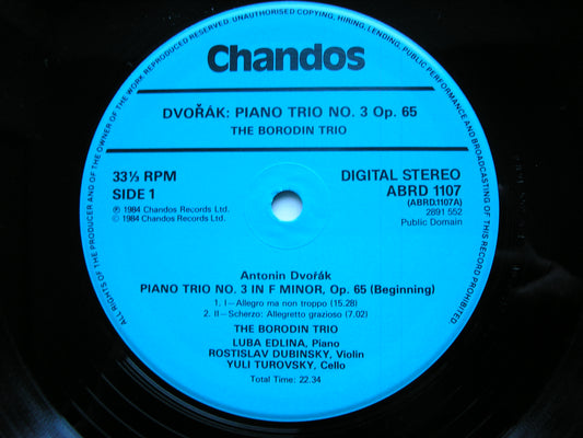 DVORAK: PIANO TRIO No.3    THE BORODIN TRIO      ABRD 1107