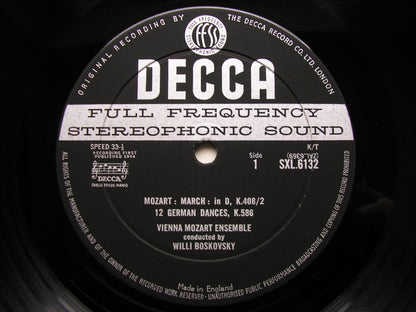 MOZART: COMPLETE DANCES & MARCHES  BOSKOVSKY / VIENNA MOZART ENSEMBLE   10LP