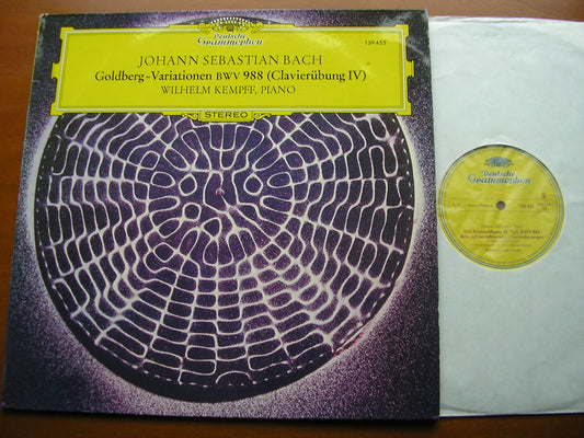 BACH: GOLDBERG VARIATIONS    WILHELM KEMPFF     139 455