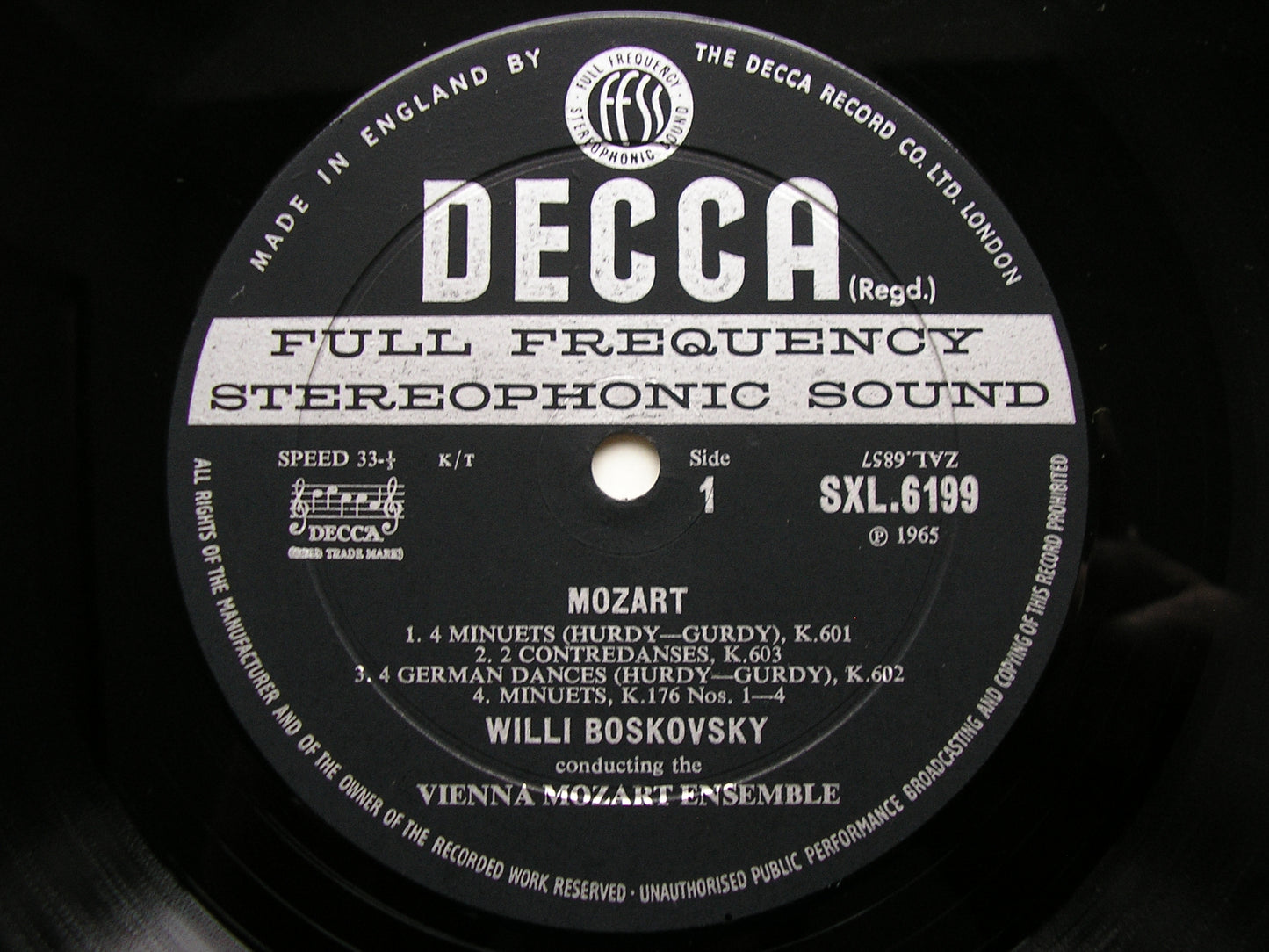 MOZART: COMPLETE DANCES & MARCHES  BOSKOVSKY / VIENNA MOZART ENSEMBLE   10LP