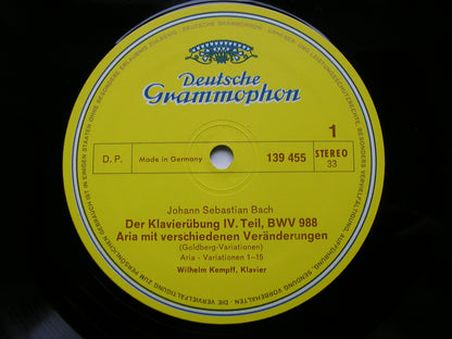 BACH: GOLDBERG VARIATIONS    WILHELM KEMPFF     139 455