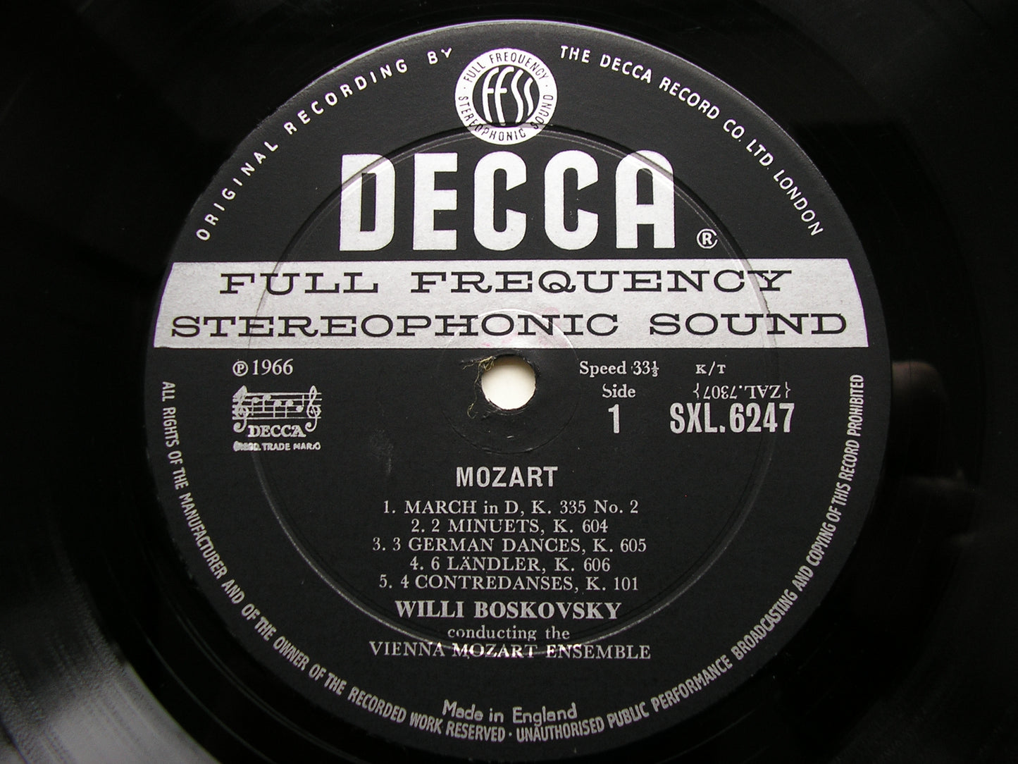 MOZART: COMPLETE DANCES & MARCHES  BOSKOVSKY / VIENNA MOZART ENSEMBLE   10LP