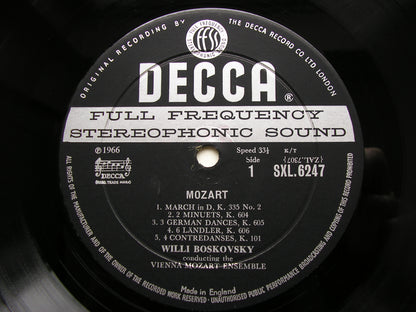 MOZART: COMPLETE DANCES & MARCHES  BOSKOVSKY / VIENNA MOZART ENSEMBLE   10LP