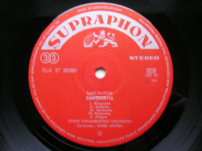 JANACEK: SINFONIETTA / TARAS BULBA       ANCERL / CZECH PHILHARMONIC    SUA ST50380