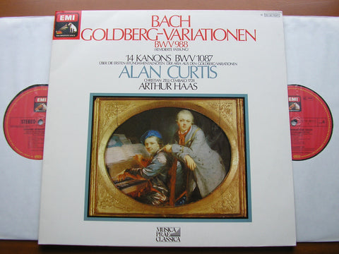 BACH: GOLDBERG VARIATIONS BWV 988 / 14 KANONS BWV 1087     ALAN CURTIS / ARTHUR HAAS    151 30 710 / 711