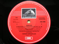 SIBELIUS: SYMPHONY No. 5 / EN SAGA     KARAJAN / BERLIN PHILHARMONIC    ASD 3409