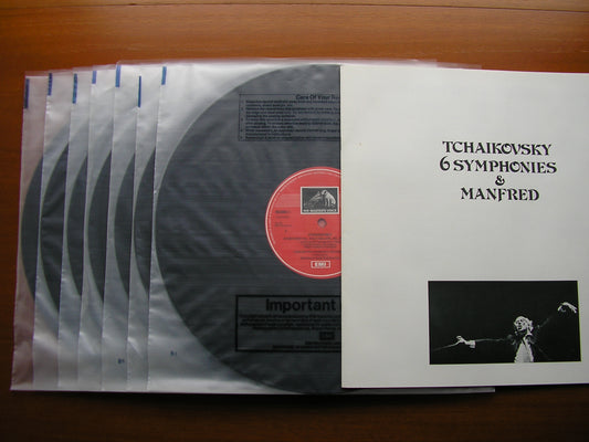 TCHAIKOVSKY: THE COMPLETE SYMPHONIES   ROSTROPOVITCH / LONDON PHILHARMONIC  7 LP   SLS 5099