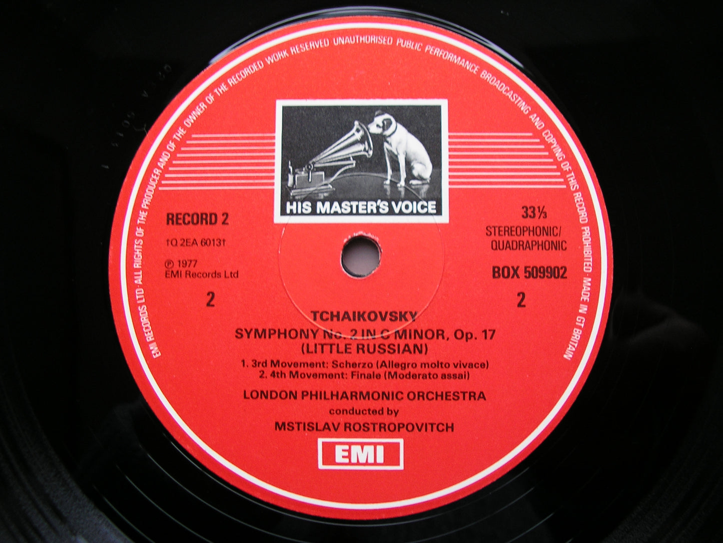 TCHAIKOVSKY: THE COMPLETE SYMPHONIES   ROSTROPOVITCH / LONDON PHILHARMONIC  7 LP   SLS 5099
