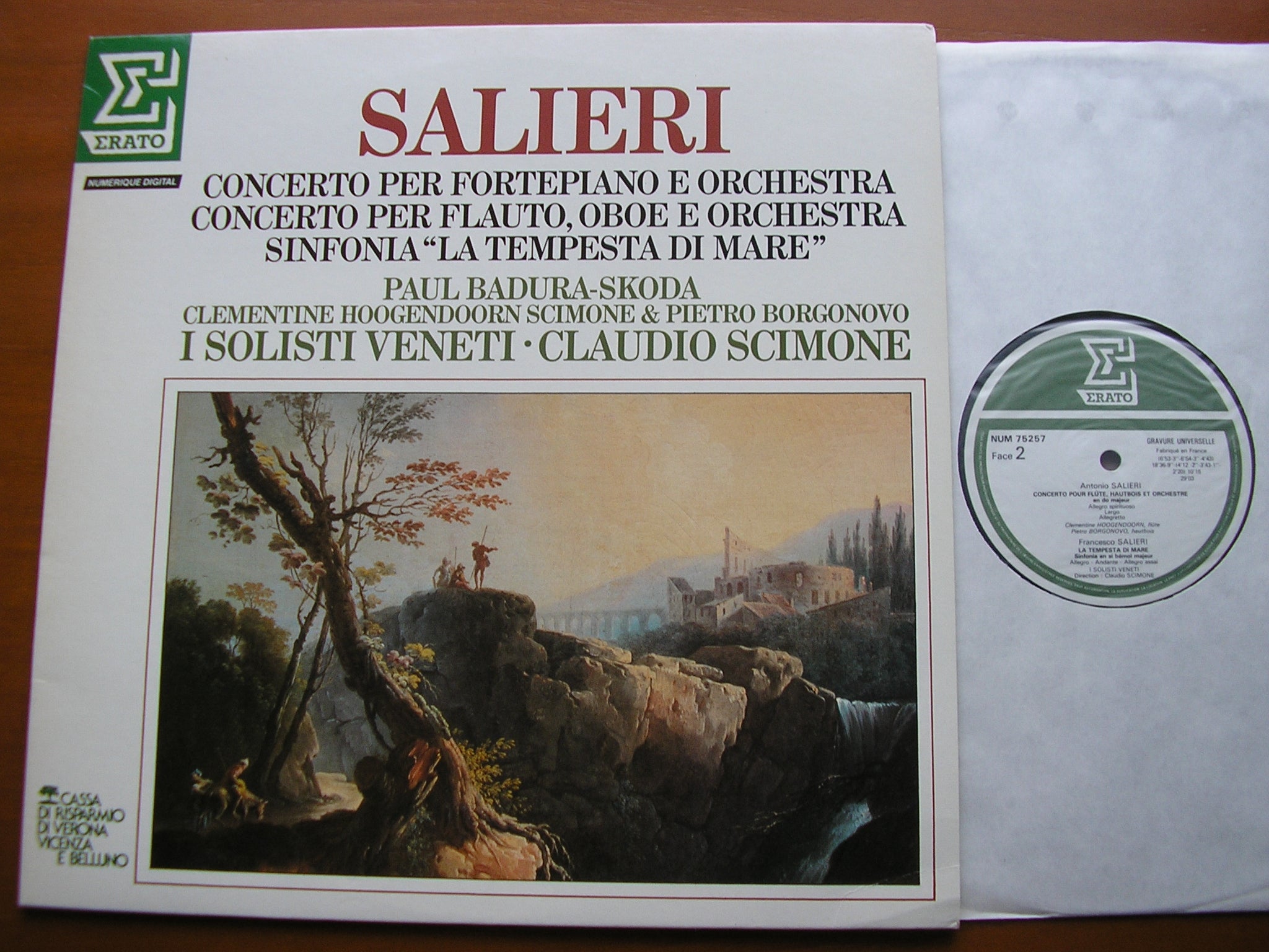 SALIERI: PIANO CONCERTO / FLUTE CONCERTO / SINFONIA in B BADURA-SKODA ...