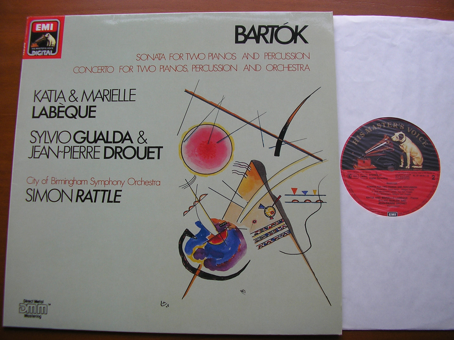 BARTOK: CONCERTO FOR TWO PIANOS & PERCUSSION / SONATA FOR TWO PIANOS & PERCUSSION     KATIA & MARIELLE LABEQUE / CBSO / RATTLE   27 0418