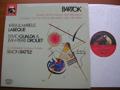 BARTOK: CONCERTO FOR TWO PIANOS & PERCUSSION / SONATA FOR TWO PIANOS & PERCUSSION     KATIA & MARIELLE LABEQUE / CBSO / RATTLE   27 0418