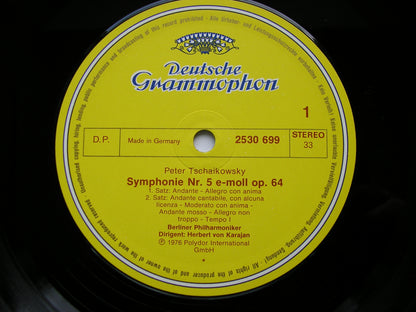 TCHAIKOVSKY: SIX SYMPHONIES    KARAJAN / BERLIN PHILHARMONIC    6LP