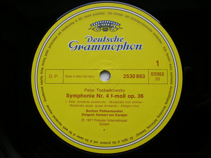 TCHAIKOVSKY: SIX SYMPHONIES    KARAJAN / BERLIN PHILHARMONIC    6LP
