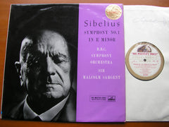 SIBELIUS: SYMPHONY No. 1       SARGENT / BBC SYMPHONY ORCHESTRA    ASD 260