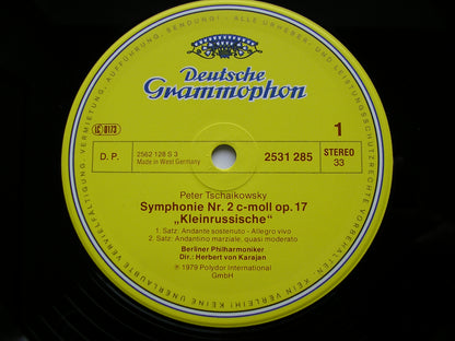 TCHAIKOVSKY: SIX SYMPHONIES    KARAJAN / BERLIN PHILHARMONIC    6LP