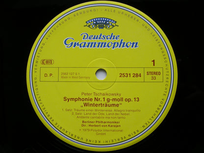 TCHAIKOVSKY: SIX SYMPHONIES    KARAJAN / BERLIN PHILHARMONIC    6LP