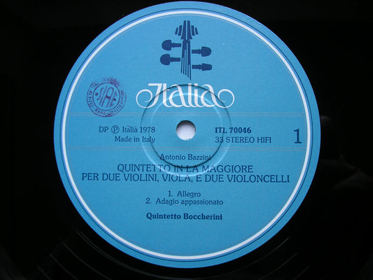 BAZZINI: STRING QUINTET in A     QUINTETTO BOCCHERINI     ITL 70046