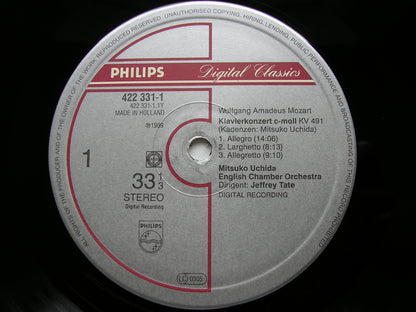 MOZART: THE PIANO CONCERTOS   MITSUKO UCHIDA / ENGLISH CHAMBER ORCHESTRA / JEFFREY TATE    11 LPs