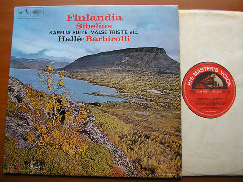 SIBELIUS: FINLANDIA / KARELIA SUITE / VALSE TRISTE      BARBIROLLI / HALLE ORCHESTRA      ASD 2272