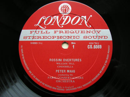 ROSSINI: FOUR OVERTURES    MAAG / PARIS CONSERVATOIRE   CS 6089