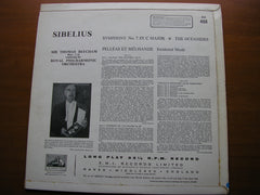 SIBELIUS: SYMPHONY No. 7 / PELLEAS & MELISANDE / THE OCEANIDES      BEECHAM / ROYAL PHILHARMONIC     ASD 468