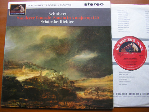 SCHUBERT: WANDERER FANTASIE / PIANO SONATA in A     SVIATOSLAV RICHTER     ASD 561