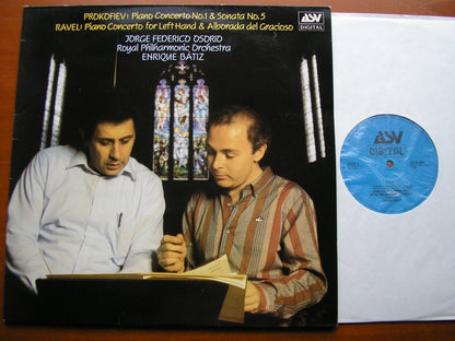 RAVEL: CONCERTO FOR THE LEFT HAND / PROKOFIEV: PIANO CONCERTO No. 1   OSORIO / ROYAL PHILHARMONIC / BATIZ   DCA 555