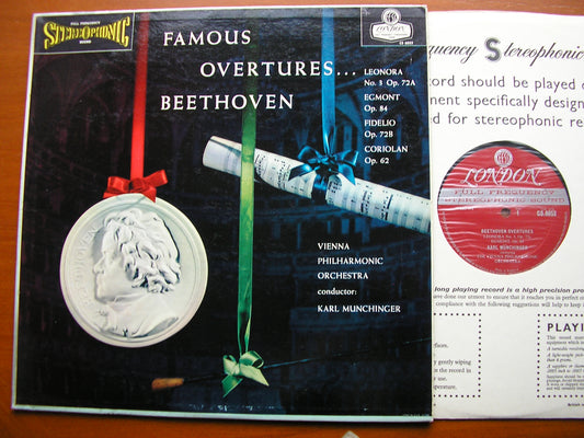 BEETHOVEN: FAMOUS OVERTURES   MUNCHINGER / VIENNA PHILHARMONIC   CS 6053