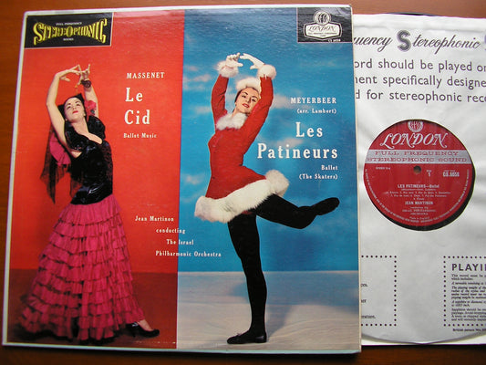 MASSENET: LE CID / MEYERBEER: LES PATINEURS   MARTINON / ISRAEL PHILHARMONIC   CS 6058