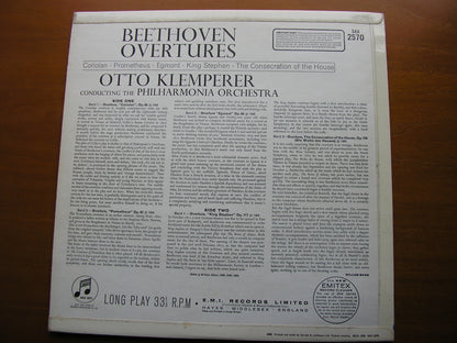 SAX 2570  BEETHOVEN: FIVE OVERTURES      PHILHARMONIA / KLEMPERER