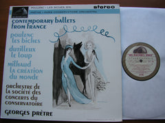 POULENC / DUTILLEUX / MILHAUD: 20th CENTURY BALLETS      PRETRE / PARIS CONSERVATOIRE   ASD 496