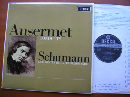 ANSERMET CONDUCTS SCHUMANN: SYMPHONY No. 2 / MANFRED OVERTURE     ANSERMET / SUISSE ROMANDE     SXL 6205