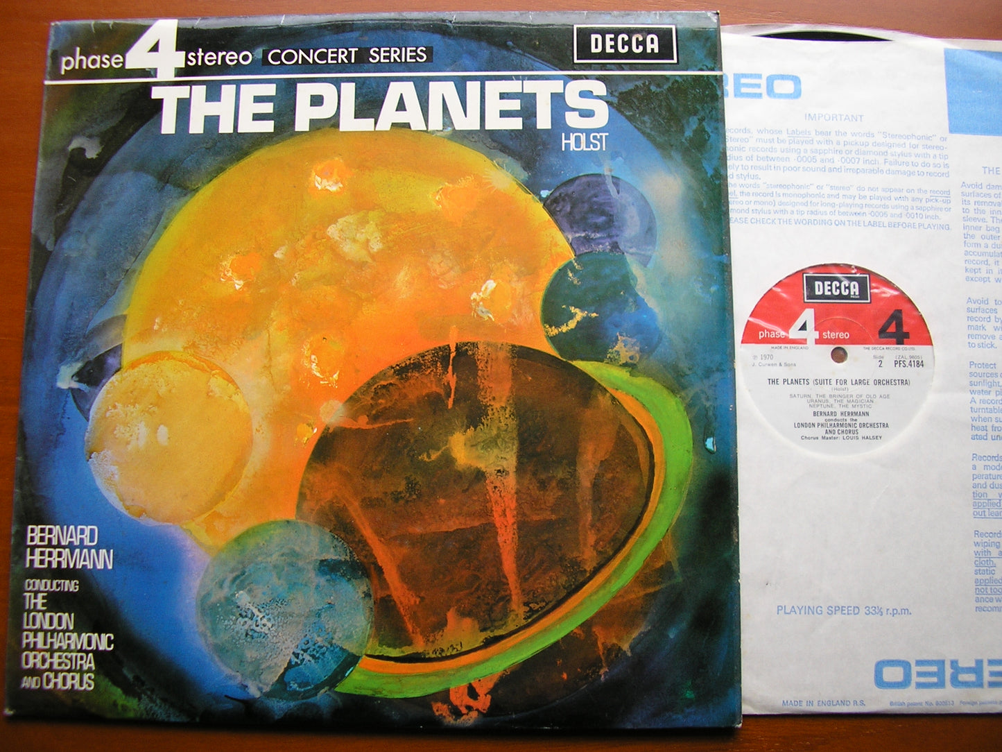 HOLST: THE PLANETS    HERRMANN / LONDON PHILHARMONIC   PFS 4184
