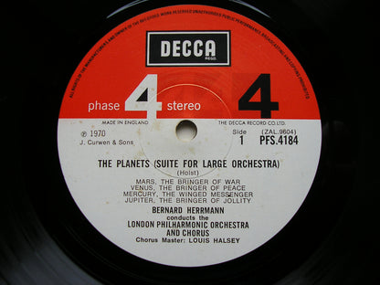 HOLST: THE PLANETS    HERRMANN / LONDON PHILHARMONIC   PFS 4184