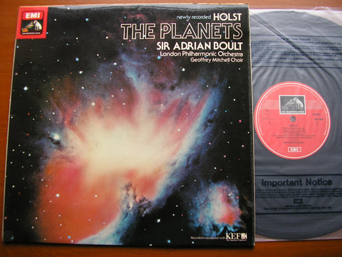 HOLST: THE PLANETS   BOULT / LONDON PHILHARMONIC   ASD 3649