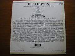 BEETHOVEN: PIANO CONCERTOS Nos. 2 & 4   KATCHEN / LONDON SYMPHONY / GAMBA    SXL 6082