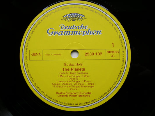 HOLST: THE PLANETS   STEINBERG / BOSTON SYMPHONY   2530 102