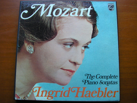 MOZART: THE COMPLETE PIANO SONATAS   INGRID HAEBLER   6 LP SET   AXS 6001