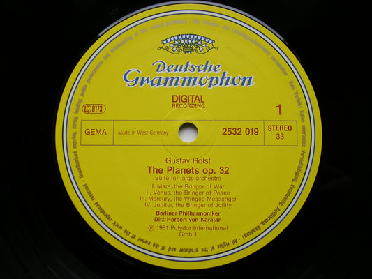 HOLST: THE PLANETS   KARAJAN / BERLIN PHILHARMONIC   2532 019