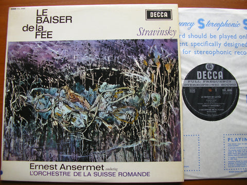 STRAVINSKY: LE BAISER DE LA FEE    ANSERMET / SUISSE ROMANDE   SXL 6066