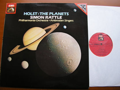 HOLST: THE PLANETS   SIMON RATTLE / PHILHARMONIA   ASD 4047