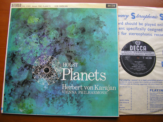 HOLST: THE PLANETS    KARAJAN / VIENNA PHILHARMONIC   SXL 2305