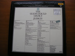 THE GLENN GOULD LEGACY: BACH Goldberg Variations / English Suite / French Suite / Concerto BWV 1052   GLENN GOULD    4 LP    CBS 79358