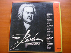 BACH: SONATAS & PARTITAS FOR VIOLIN SOLO  BWV 1001 - 1006     ARTHUR GRUMIAUX   3 LP     6768 017