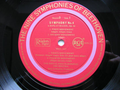 BEETHOVEN: THE NINE SYMPHONIES     RENE LEIBOWITZ / ROYAL PHILHARMONIC ORCHESTRA    RDS 220 - 226