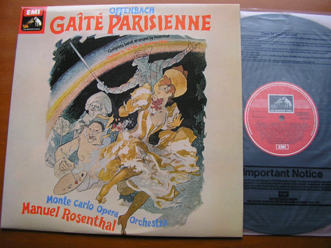 OFFENBACH: GAITE PARISIENNE / OVERTURE La Fille du Tambour-Major    ROSENTHAL / MONTE CARLO OPERA ORCHESTRA    ASD 3311