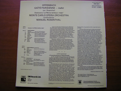 OFFENBACH: GAITE PARISIENNE / OVERTURE La Fille du Tambour-Major    ROSENTHAL / MONTE CARLO OPERA ORCHESTRA    ASD 3311