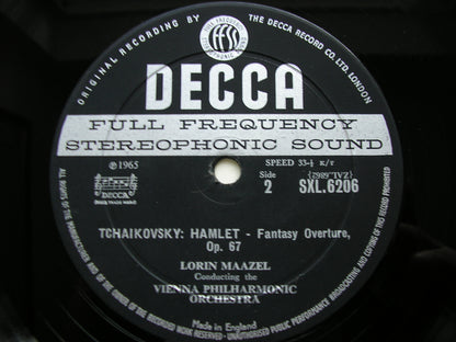 TCHAIKOVSKY: ROMEO & JULIET / HAMLET    MAAZEL / VIENNA PHILHARMONIC   SXL 6206