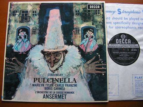 STRAVINSKY: PULCINELLA   SOLOISTS / SUISSE ROMANDE / ANSERMET   SXL 6230